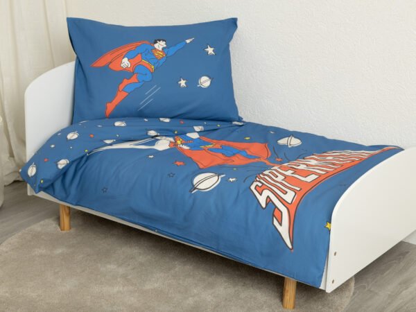 סט מצעים SUPERMAN 36-006 למיטת מעבר