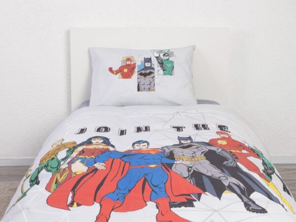 סט מצעים JUSTICE LEAGUE 38-086 למיטת יחיד