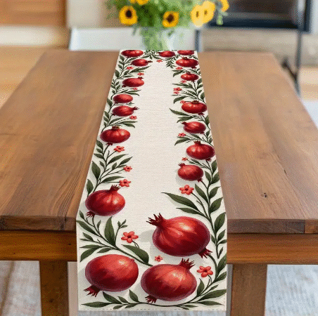 ראנר רימון בהיר לעיצוב שולחן