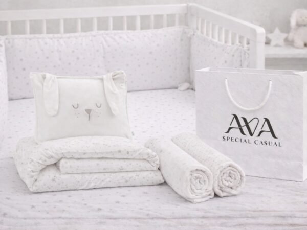 מארז מצעים ג'רסי לתינוק וסט סדיני ג'רסי